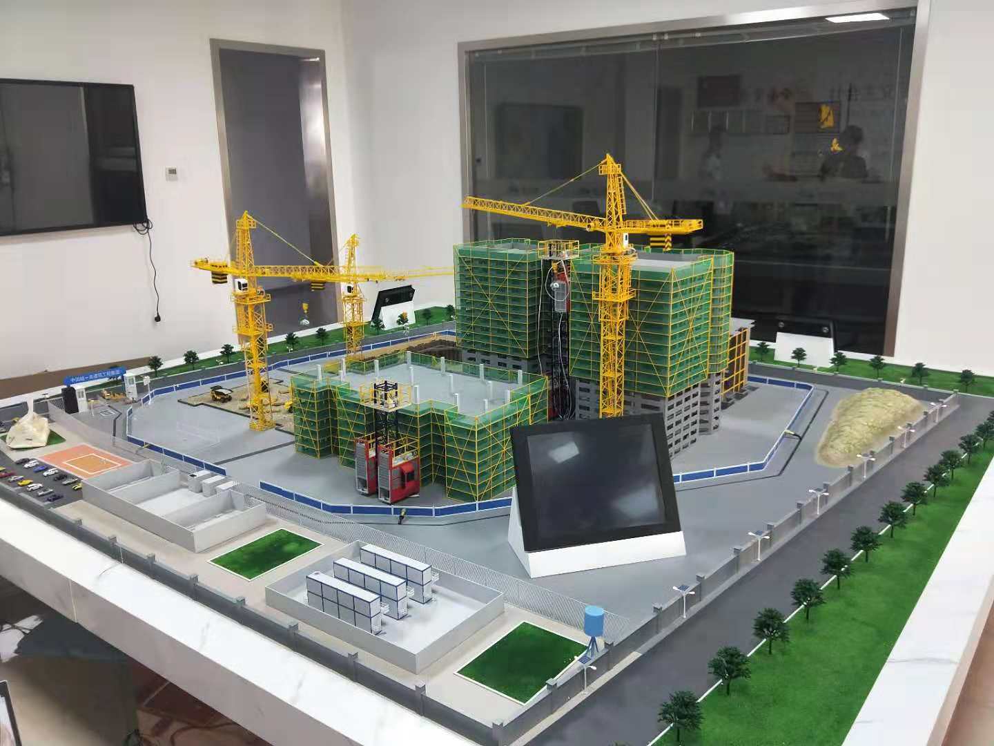 沐川县建筑施工场景模型